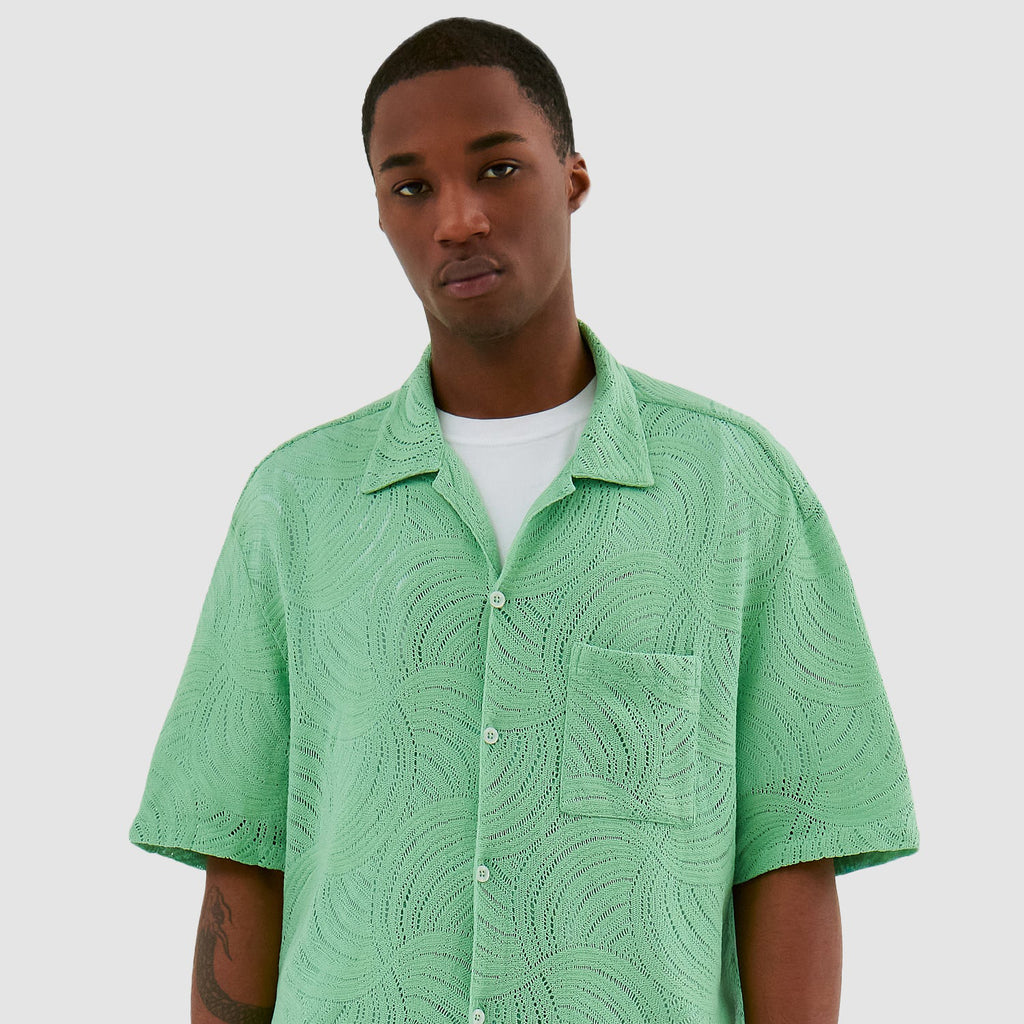 Arte Stan Croche Shirt: Green_1