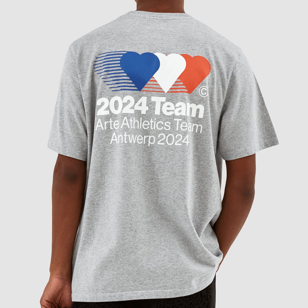 Arte Teo Back Team T-shirt: Grey_1