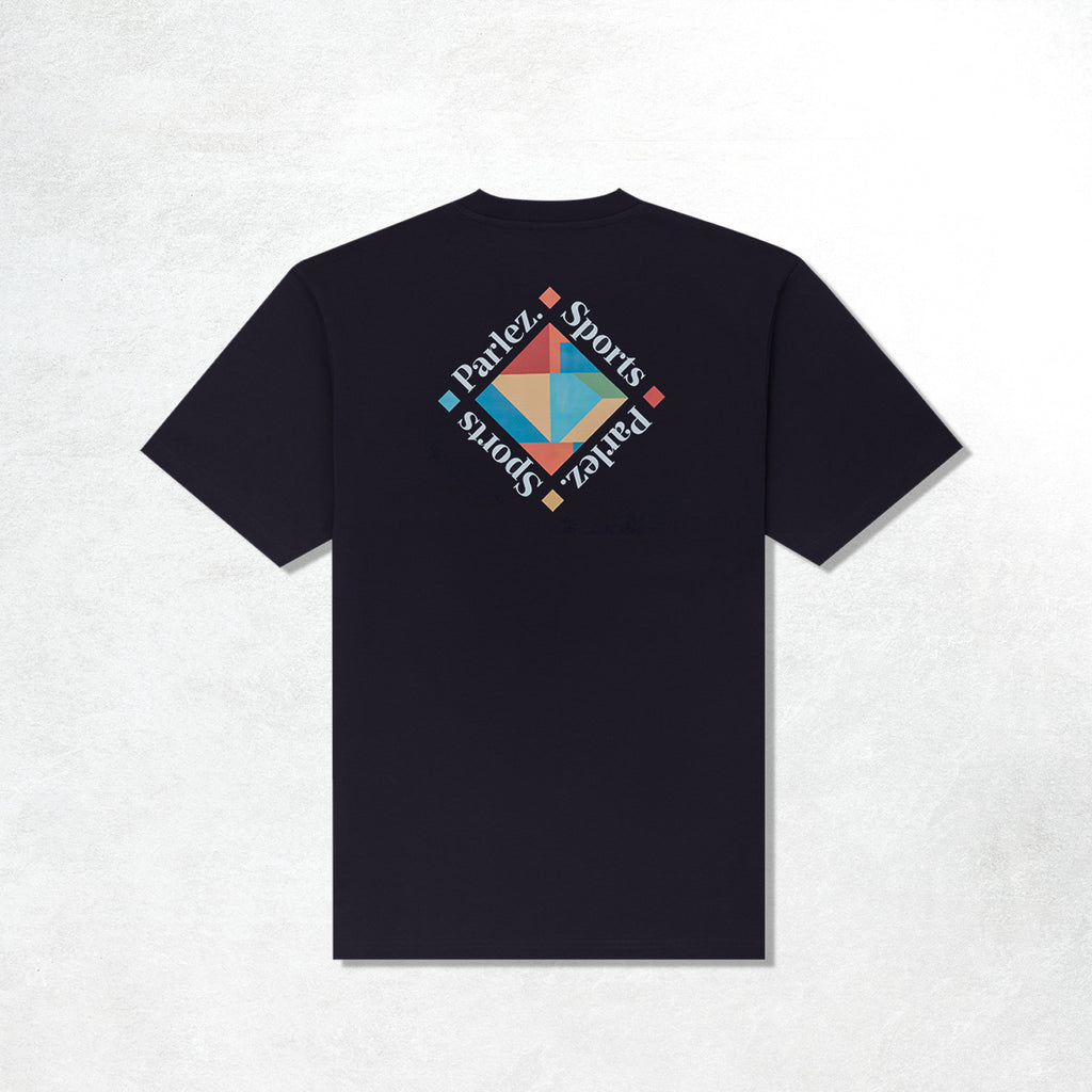 Parlez Chukka T-Shirt: Navy (Back)