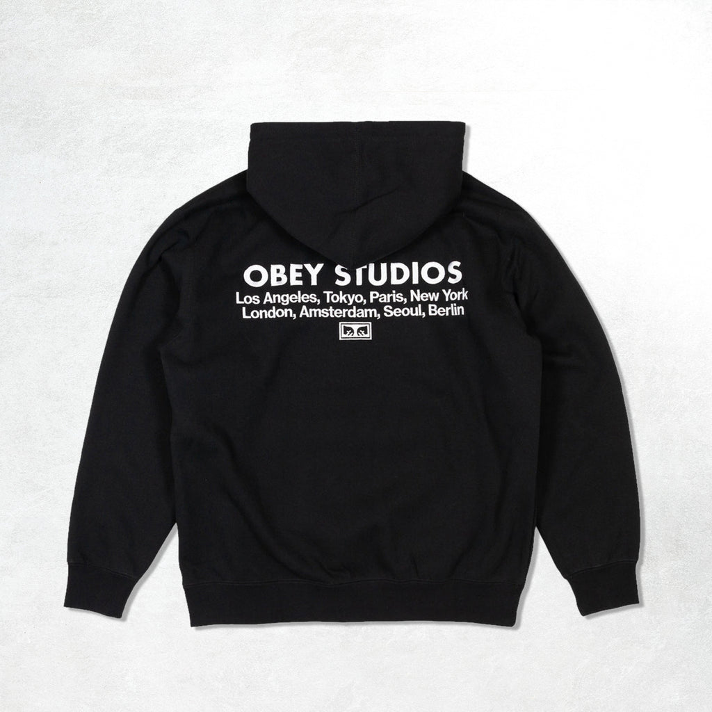 Obey Studios Hood: Black (Back)