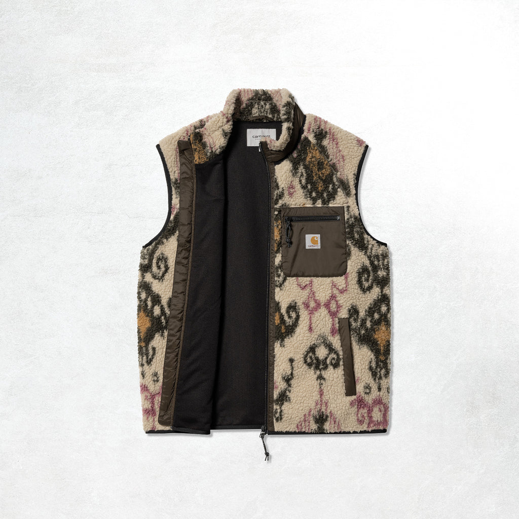 Carhartt WIP Prentis Vest Liner: Baru Jacquard/Wall/Cypress_2