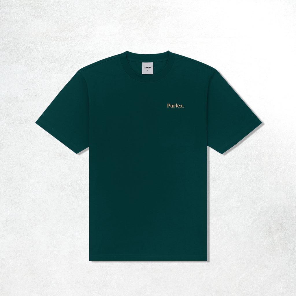 Parlez Reefer T-Shirt: Deep Green (Front)