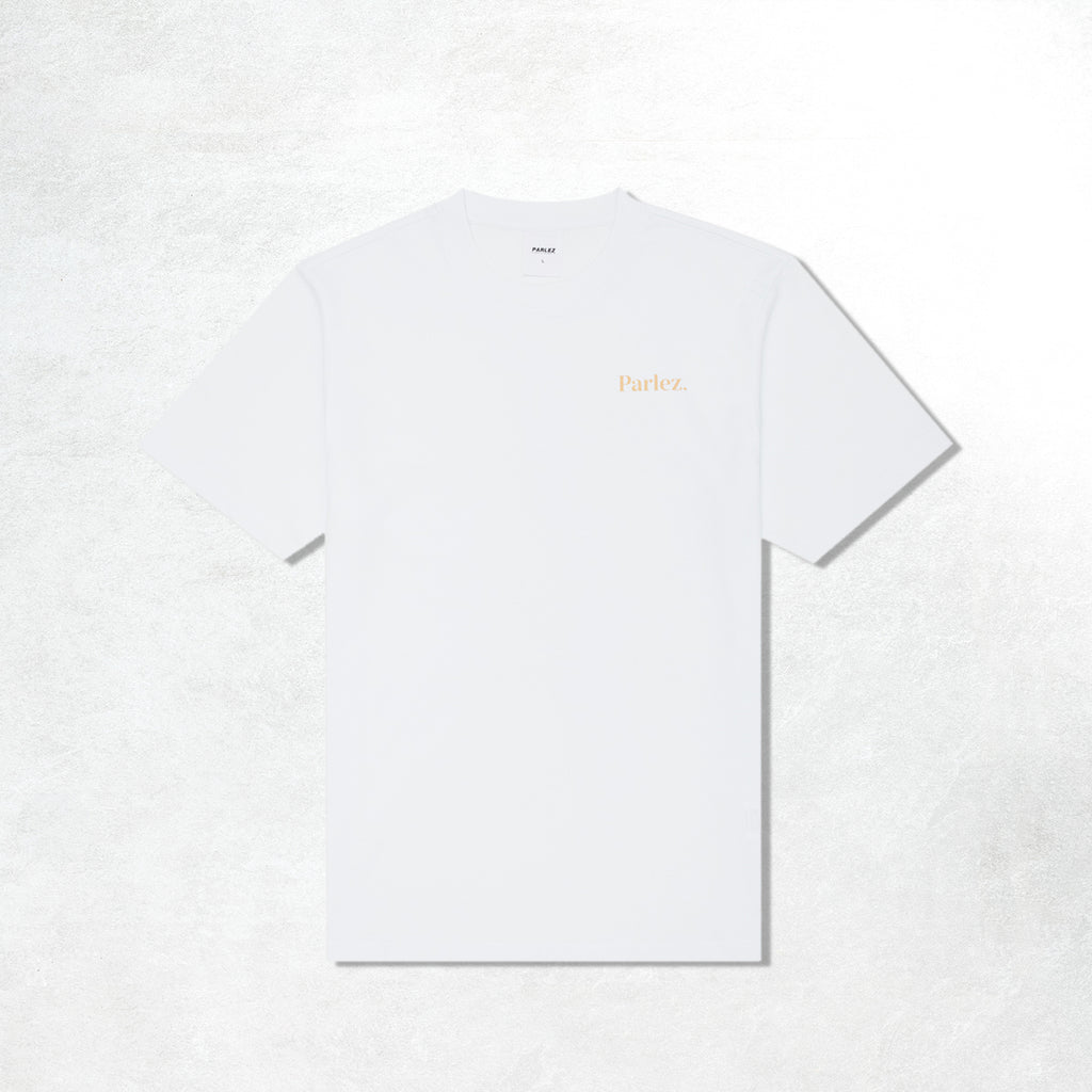 Parlez Reefer T-Shirt: White (Front)