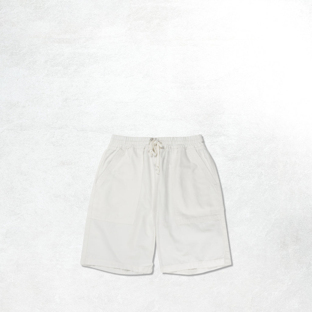 Service Works Canvas Chef Shorts: Off-White