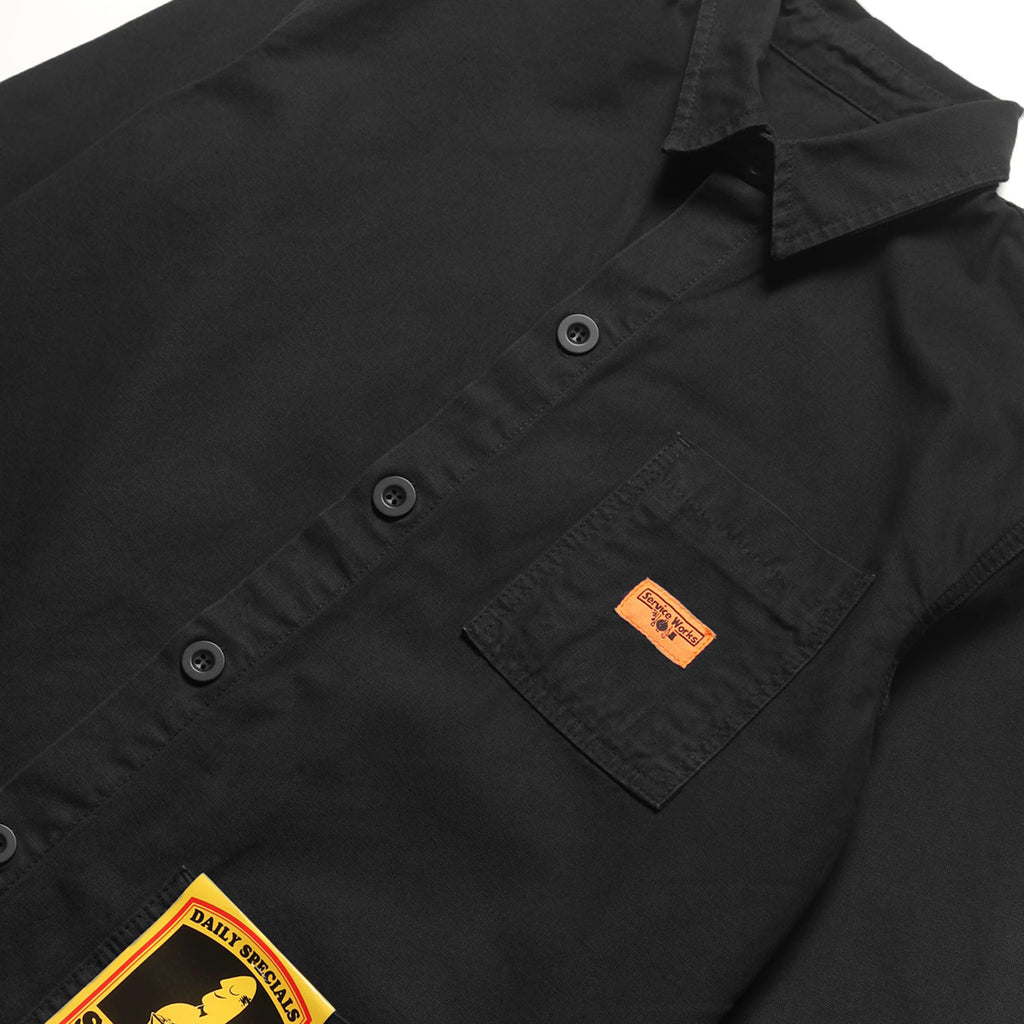 Service Works Canvas Coverall Jacket: Black