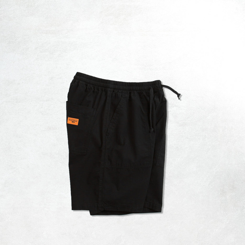 Service Works Ripstop Chef Shorts: Black_!