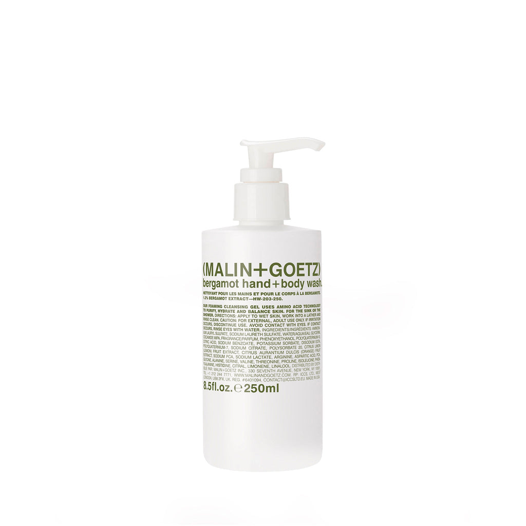 Malin + Goetz Bergamot Hand & Body Wash: 250ml - The Union Project