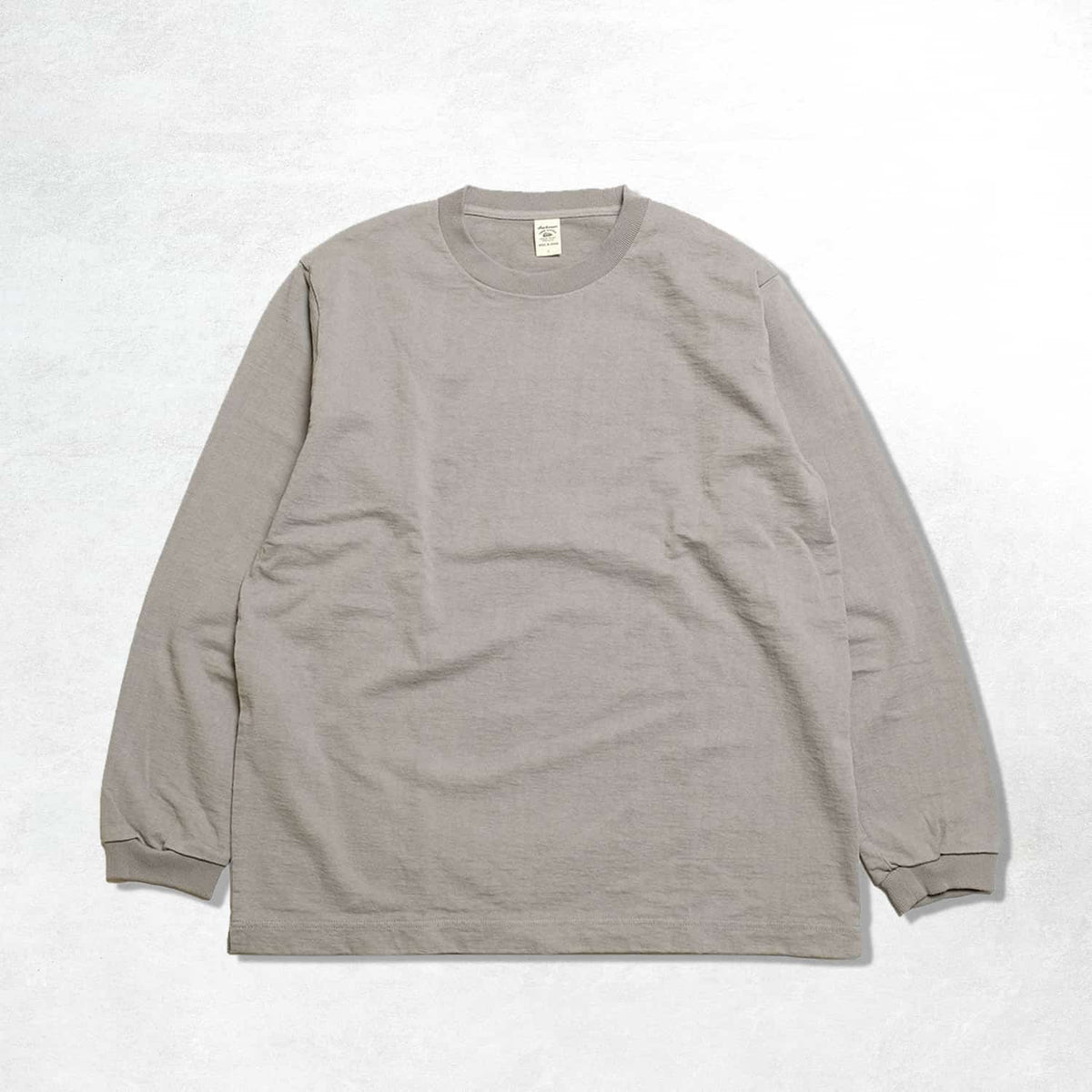 Jackman Dotsume L/S T-Shirt: Solid Gray – The Union Project