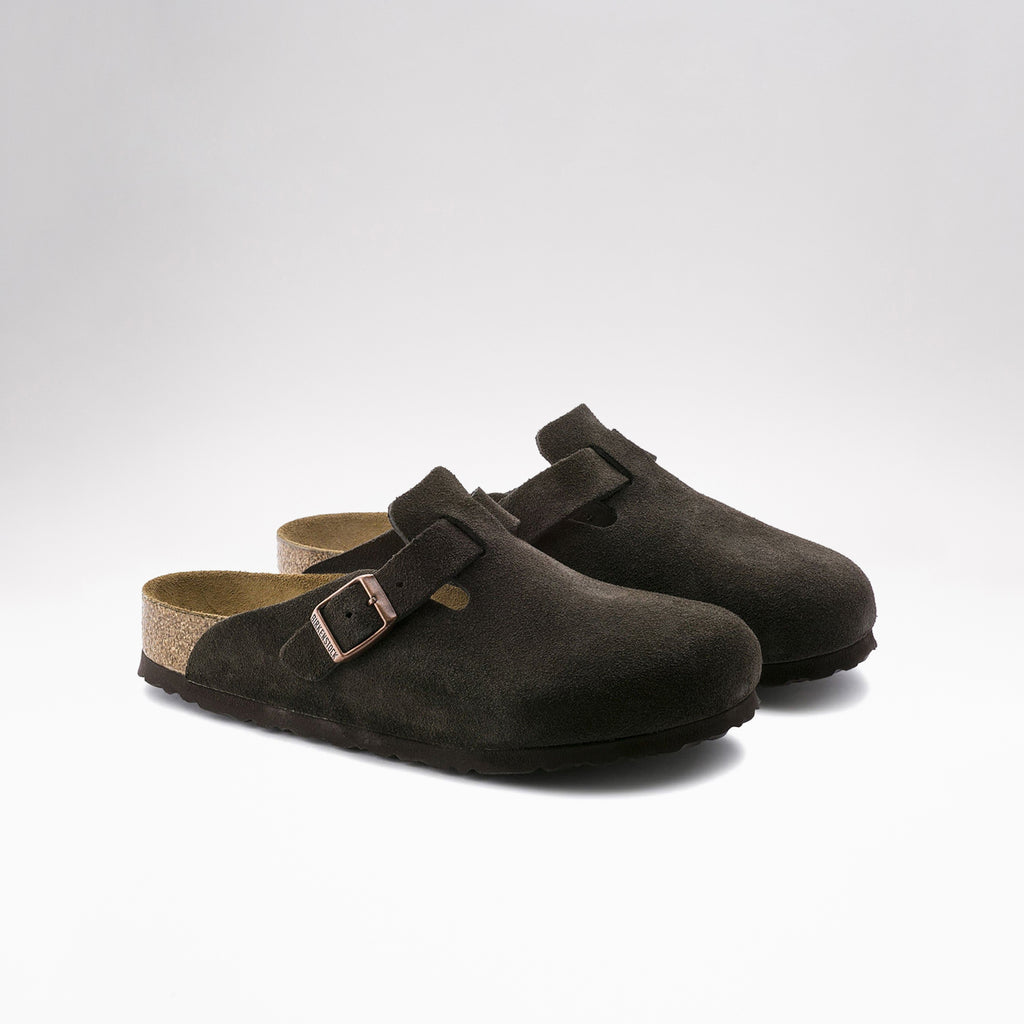 Birkenstock Soft Footbed Suede Leather: Mocha_1