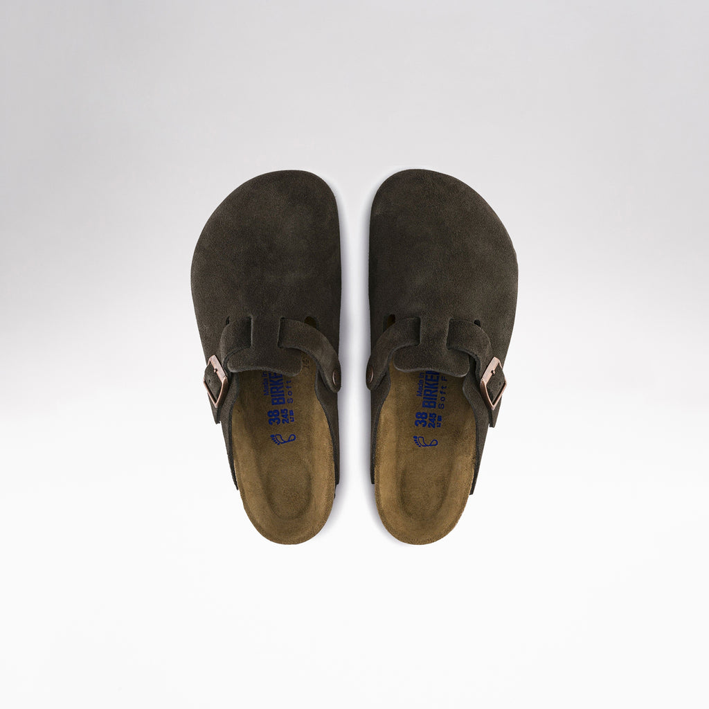 Birkenstock Soft Footbed Suede Leather: Mocha_4