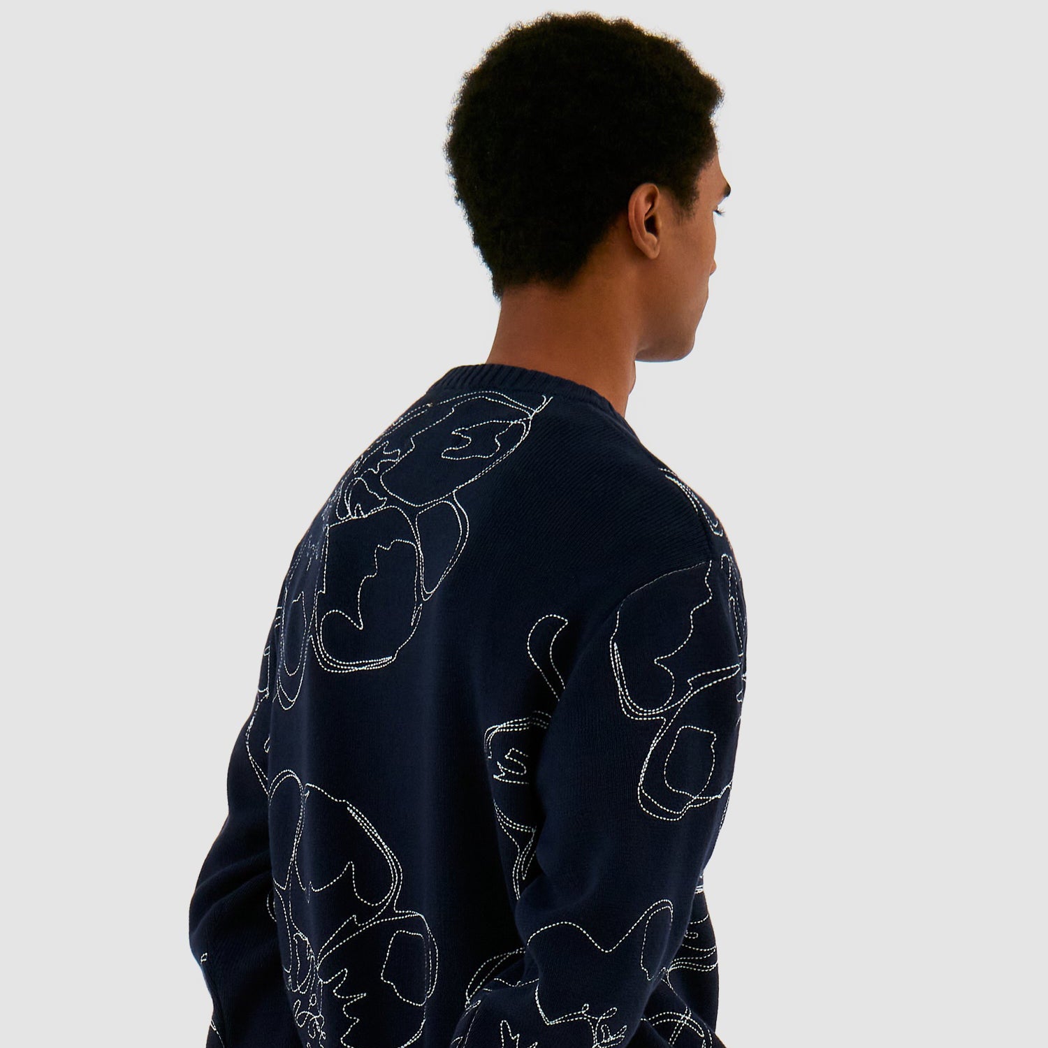 トップス arte antwerp FLOWER LOGO KNIT GREEN Arte Antwerp - Flower Logo Knit (Green) | HHV