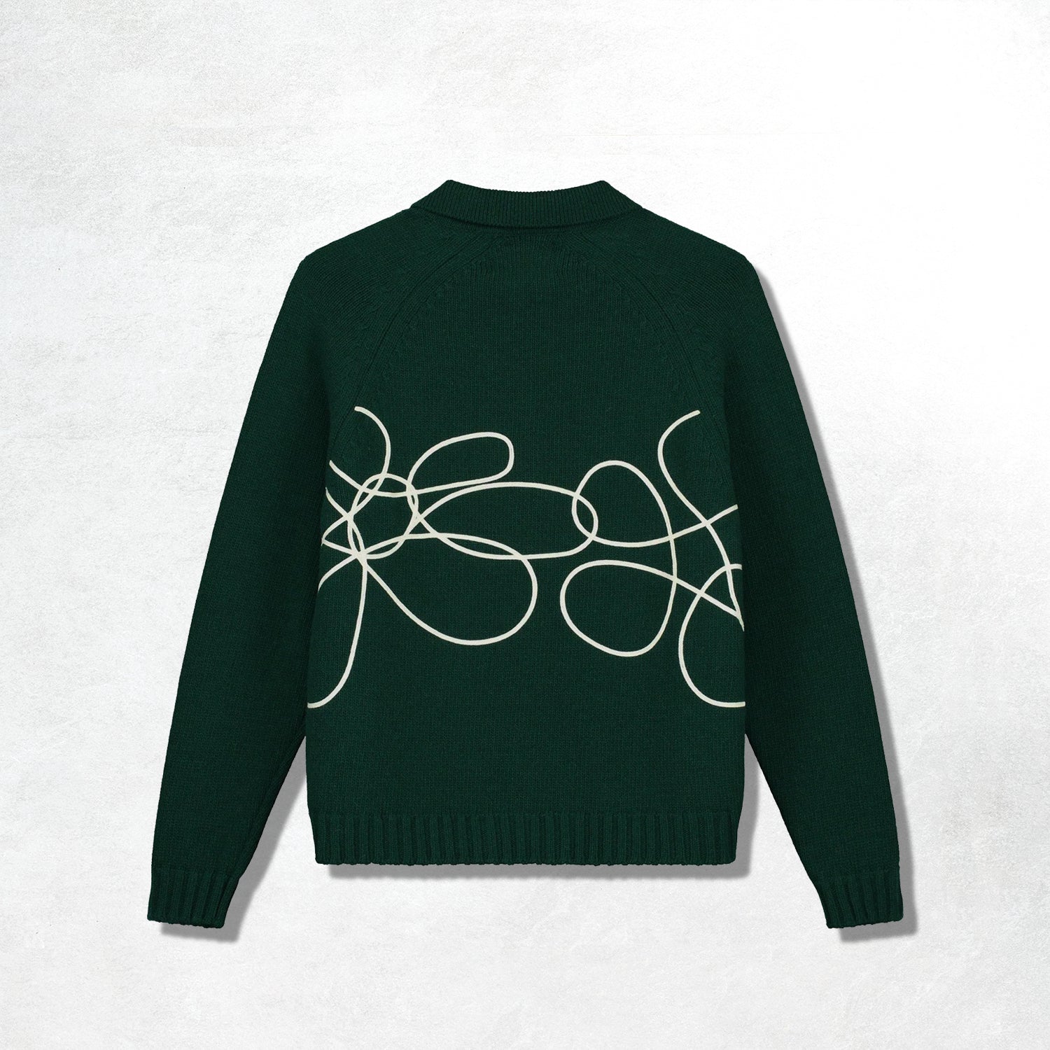 トップス arte antwerp FLOWER LOGO KNIT GREEN Arte Antwerp - Flower Logo Knit (Green) | HHV