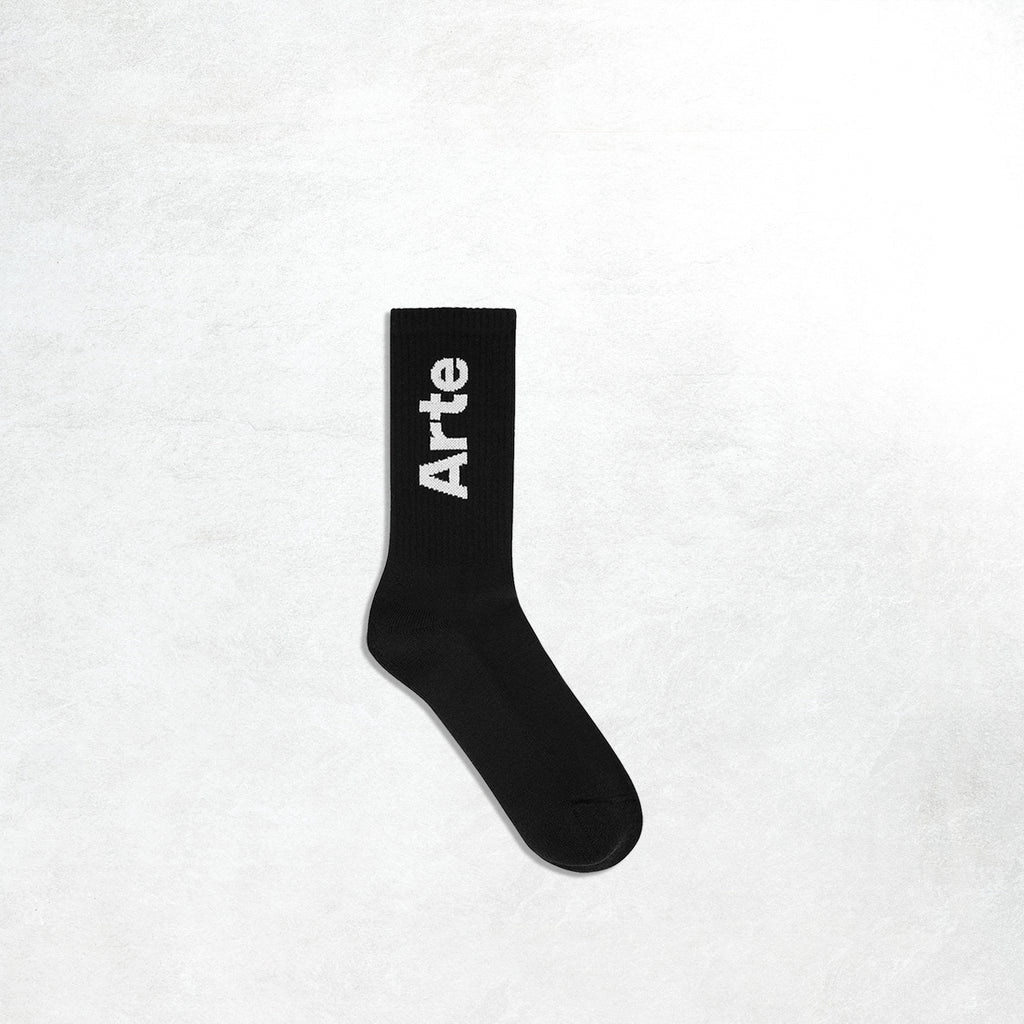 Arte Logo Socks: Black