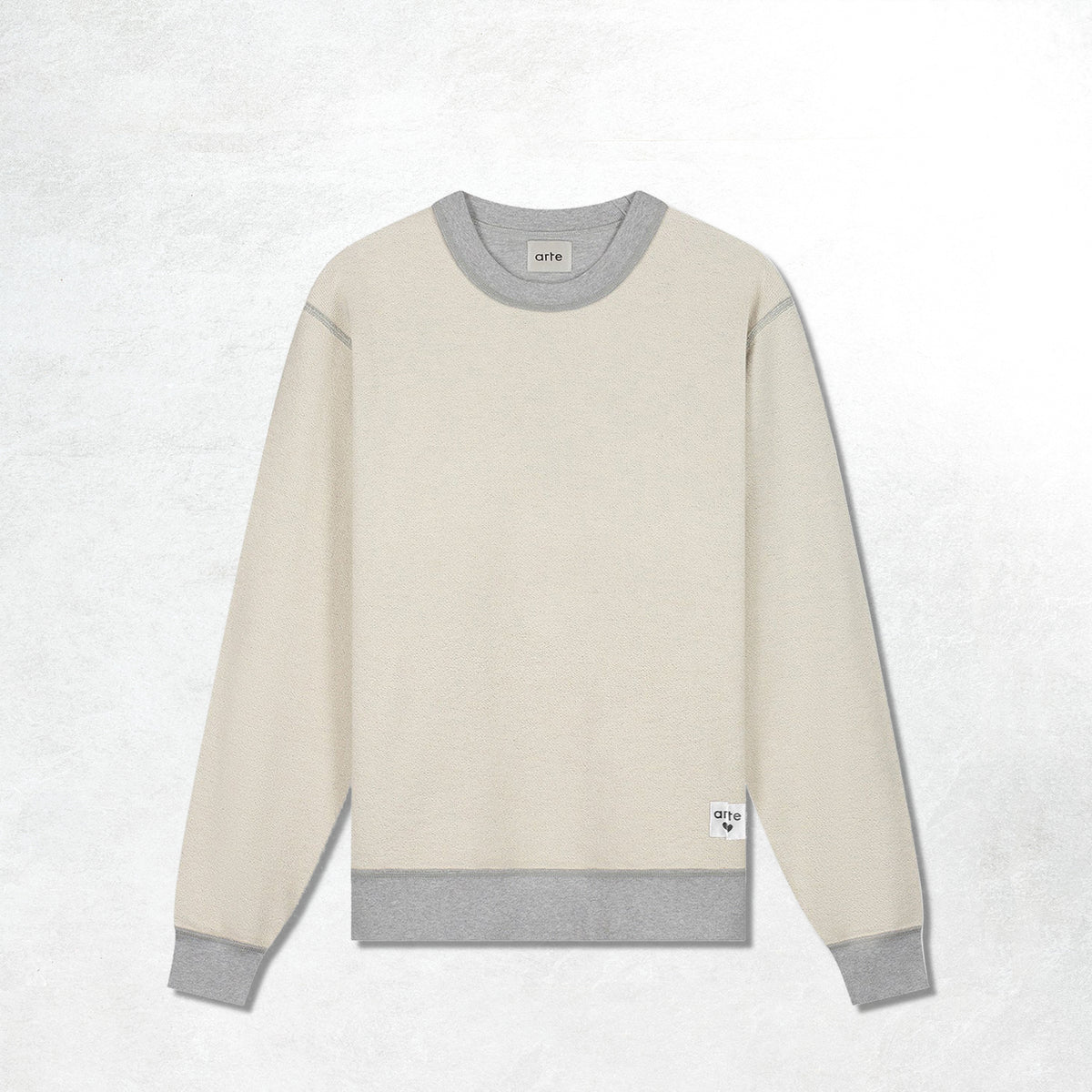 Arte Reversible label Crewneck: Grey – The Union Project