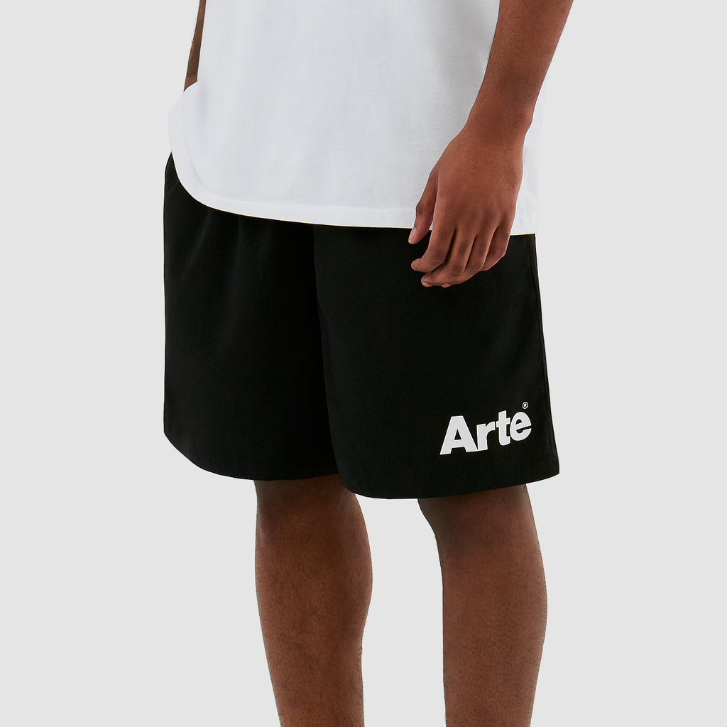 Arte Samuel Logo Shorts: Black_4