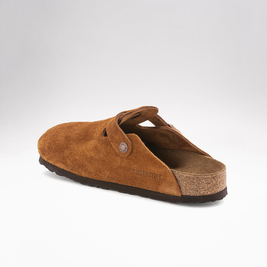 Birkenstock Boston Soft Footbed Suede Leather : Mink_5