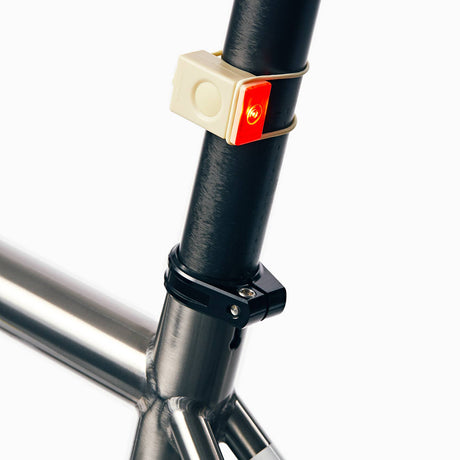 Bookman Block Bike Light Rear Beige