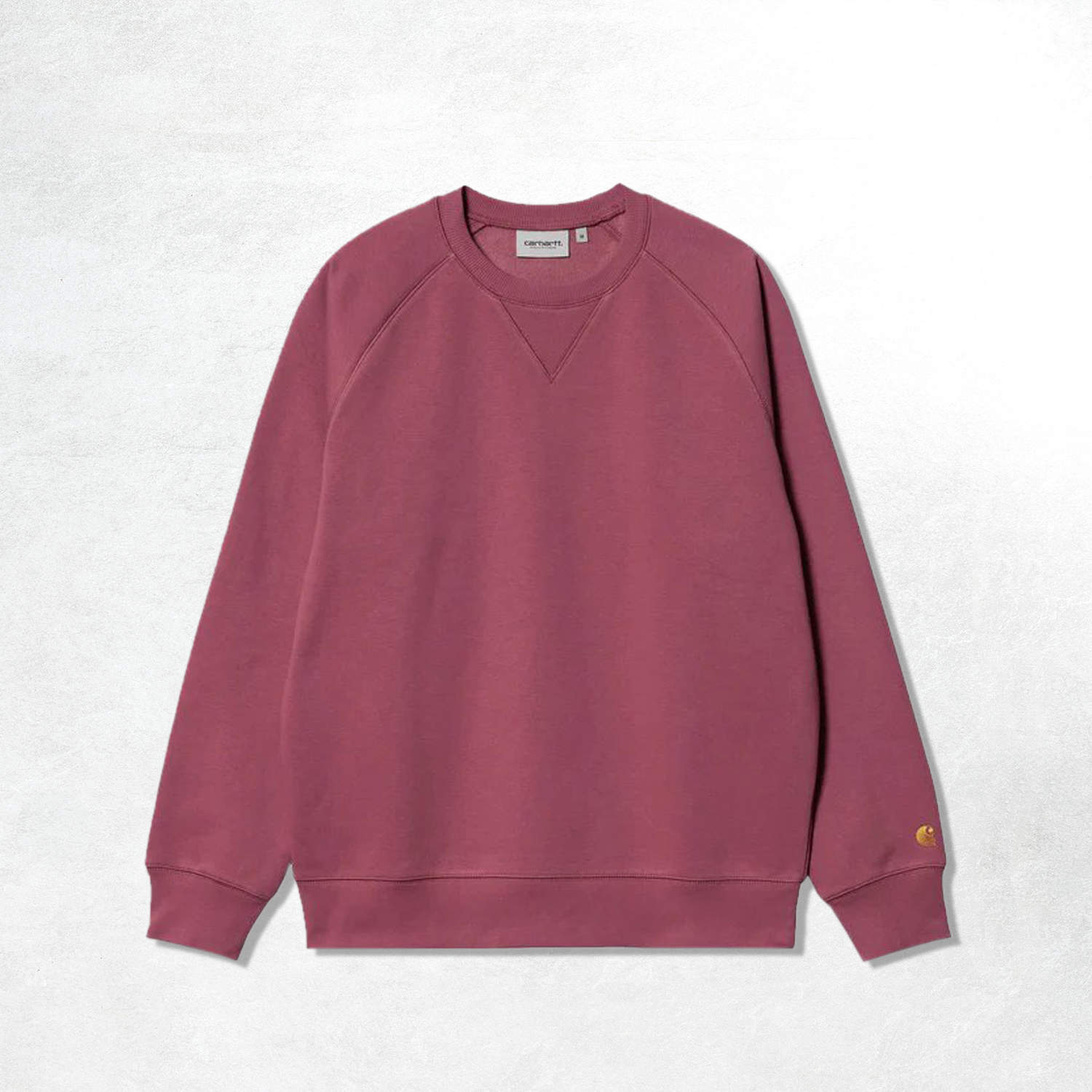 Carhartt WIP Chase Sweat: Punch/Gold.1