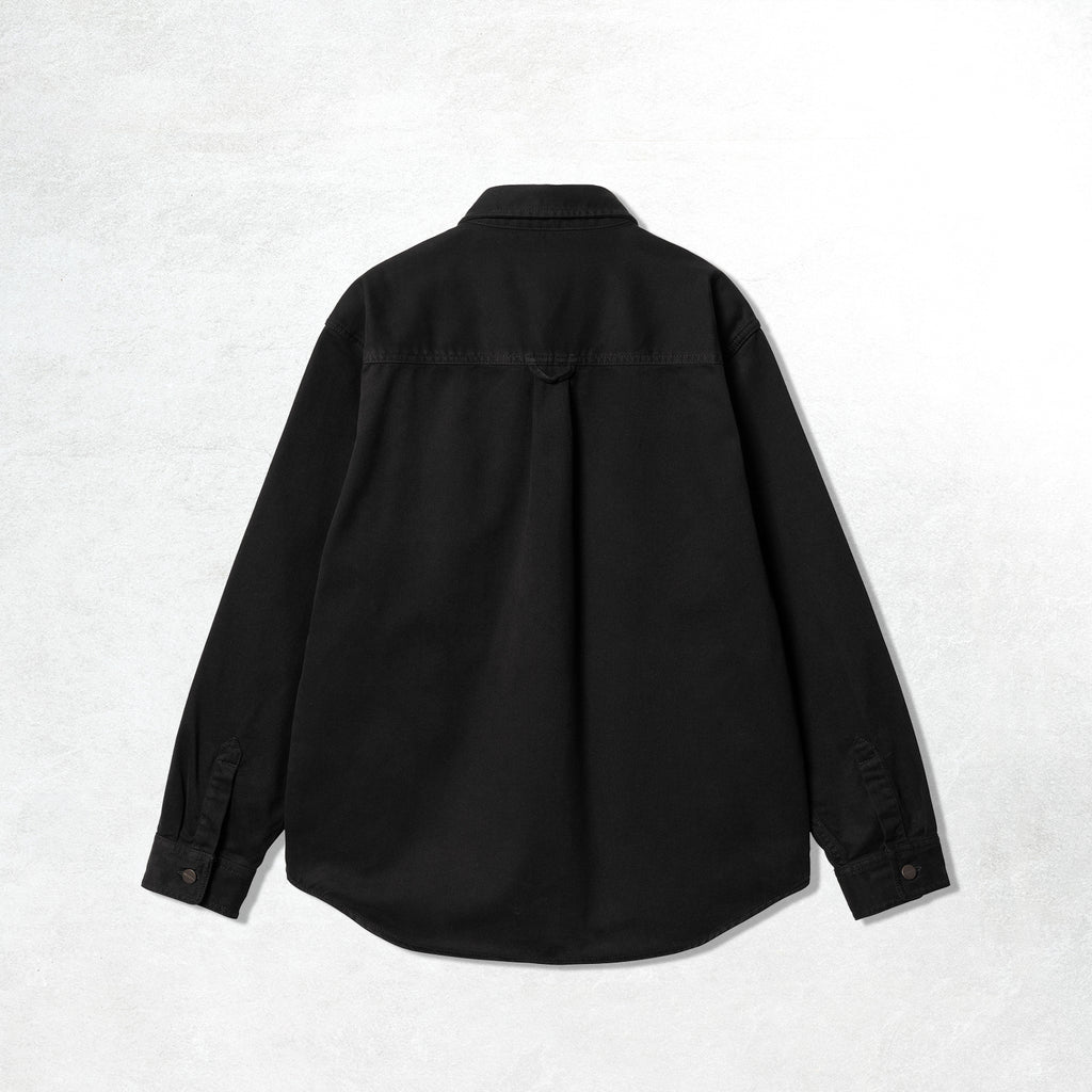 Carhartt WIP Derby Shirt Jac: Black_1