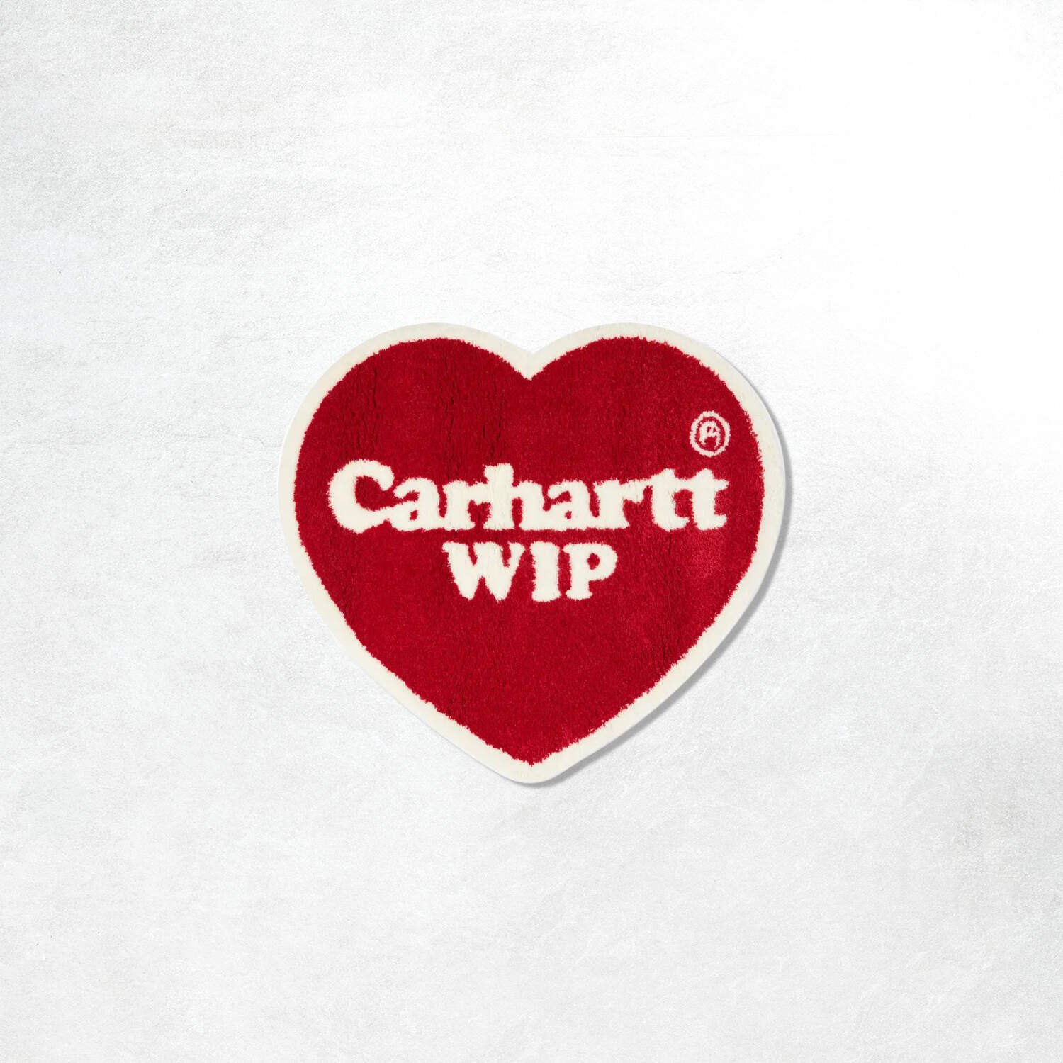 Carhartt WIP Heart Rug: Red/White