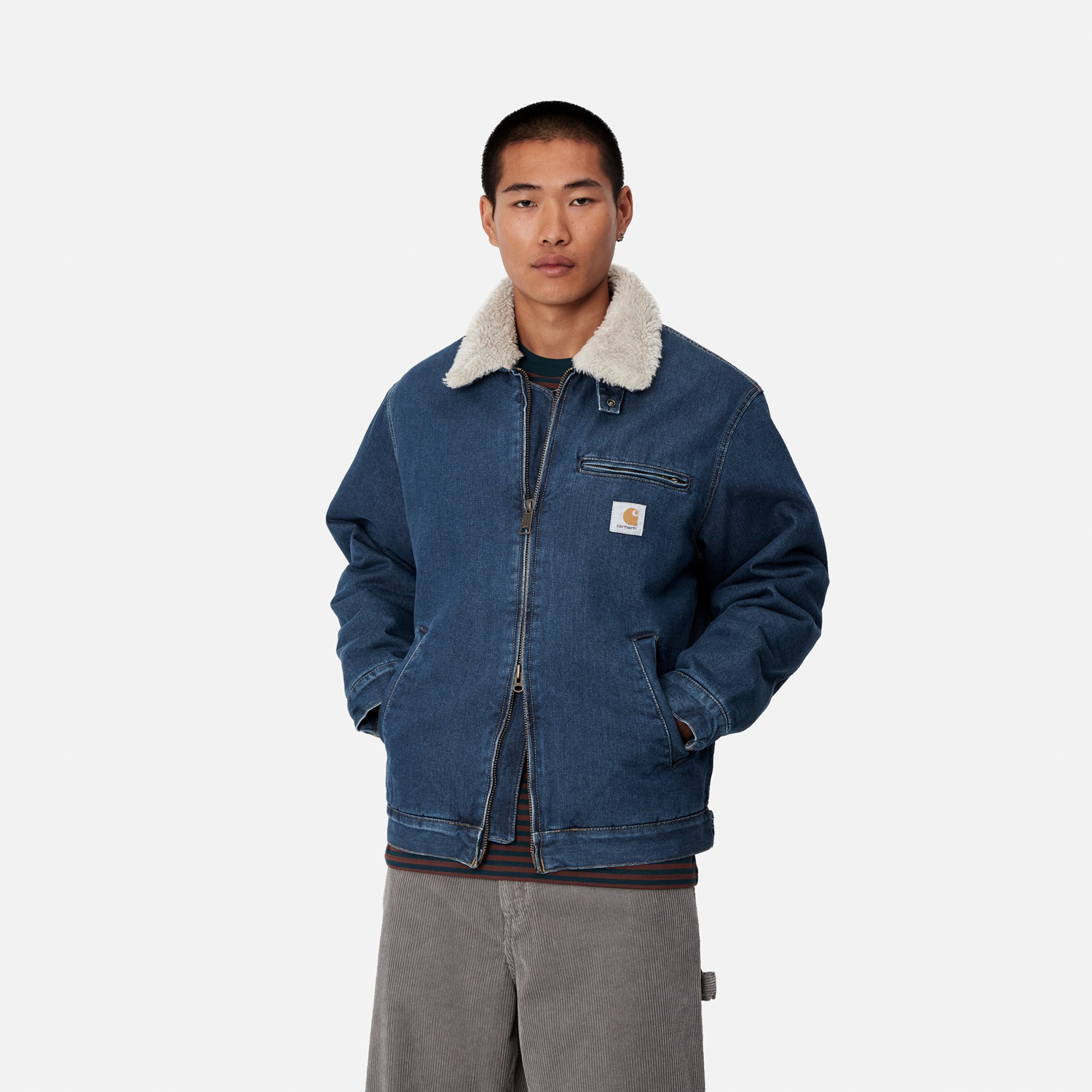 CarharttWIPHeraldJacketBlueWal CarharttWIPHeraldJacketBlueWal