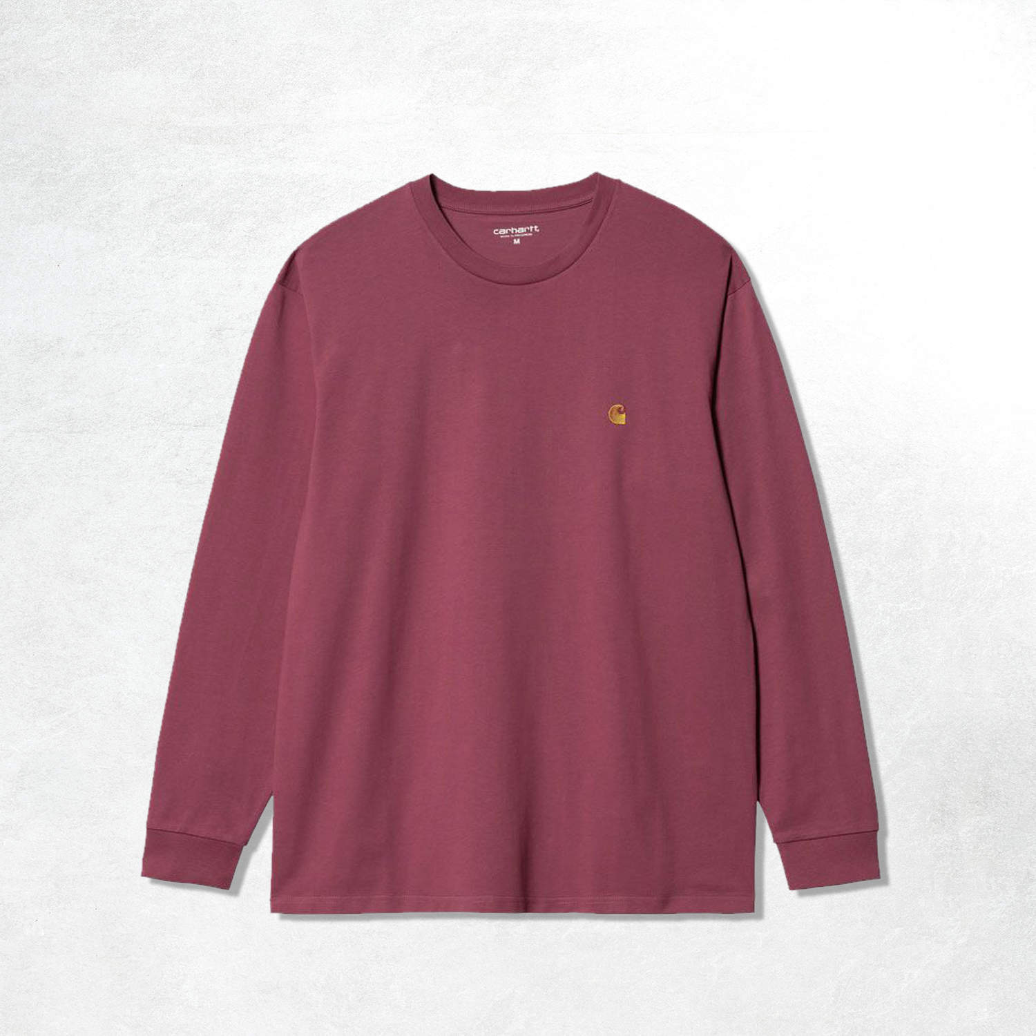 Carhartt WIP L/S Chase T-Shirt: Punch/Gold.1
