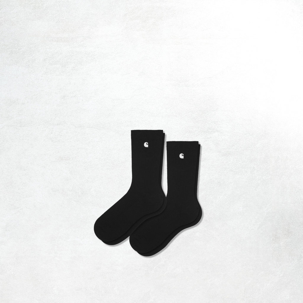 Carhartt WIP Madison Pack Socks: Black/White