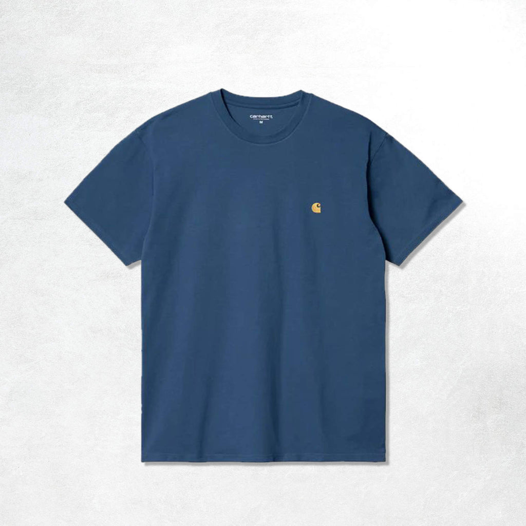 Carhartt WIP S/S Chase T-Shirt: Liberty/Gold.1