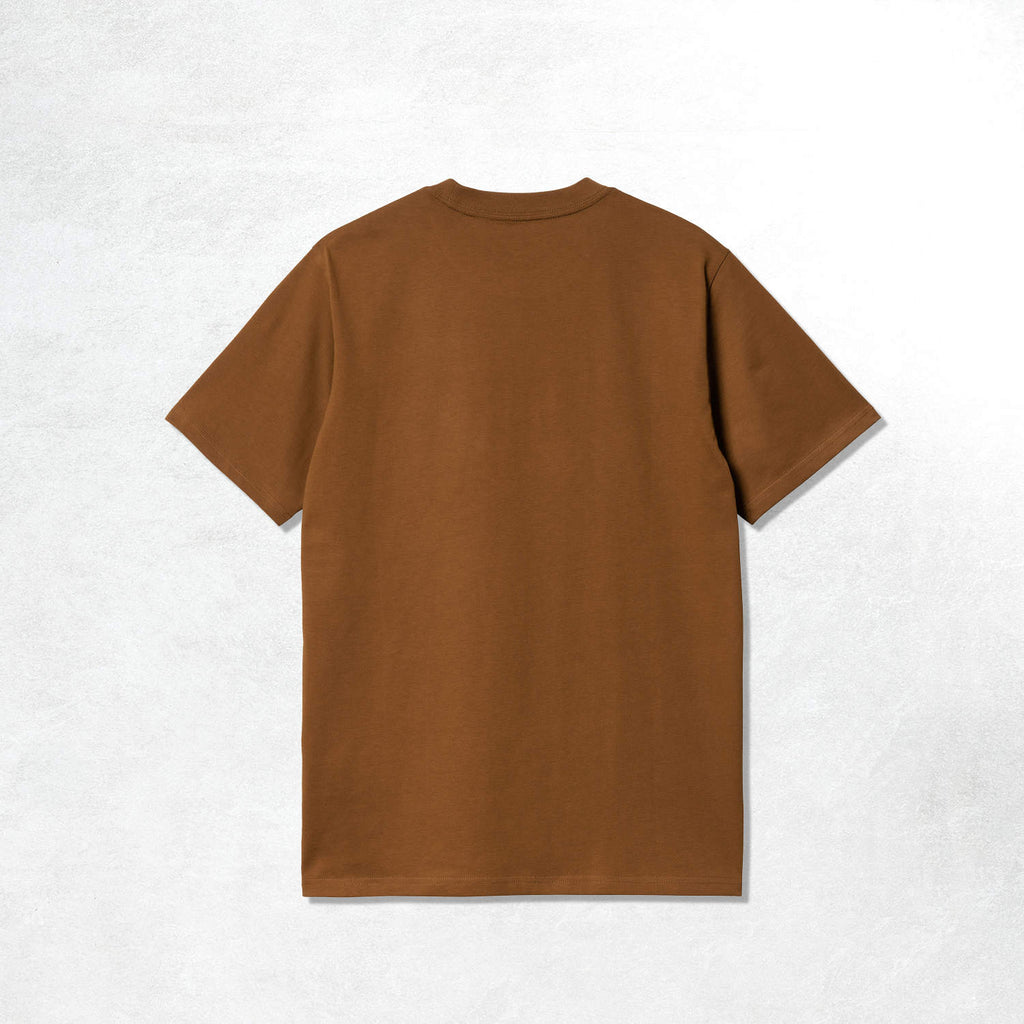 Carhartt WIP S/S Script T-Shirt: Deep H Brown/Black_1