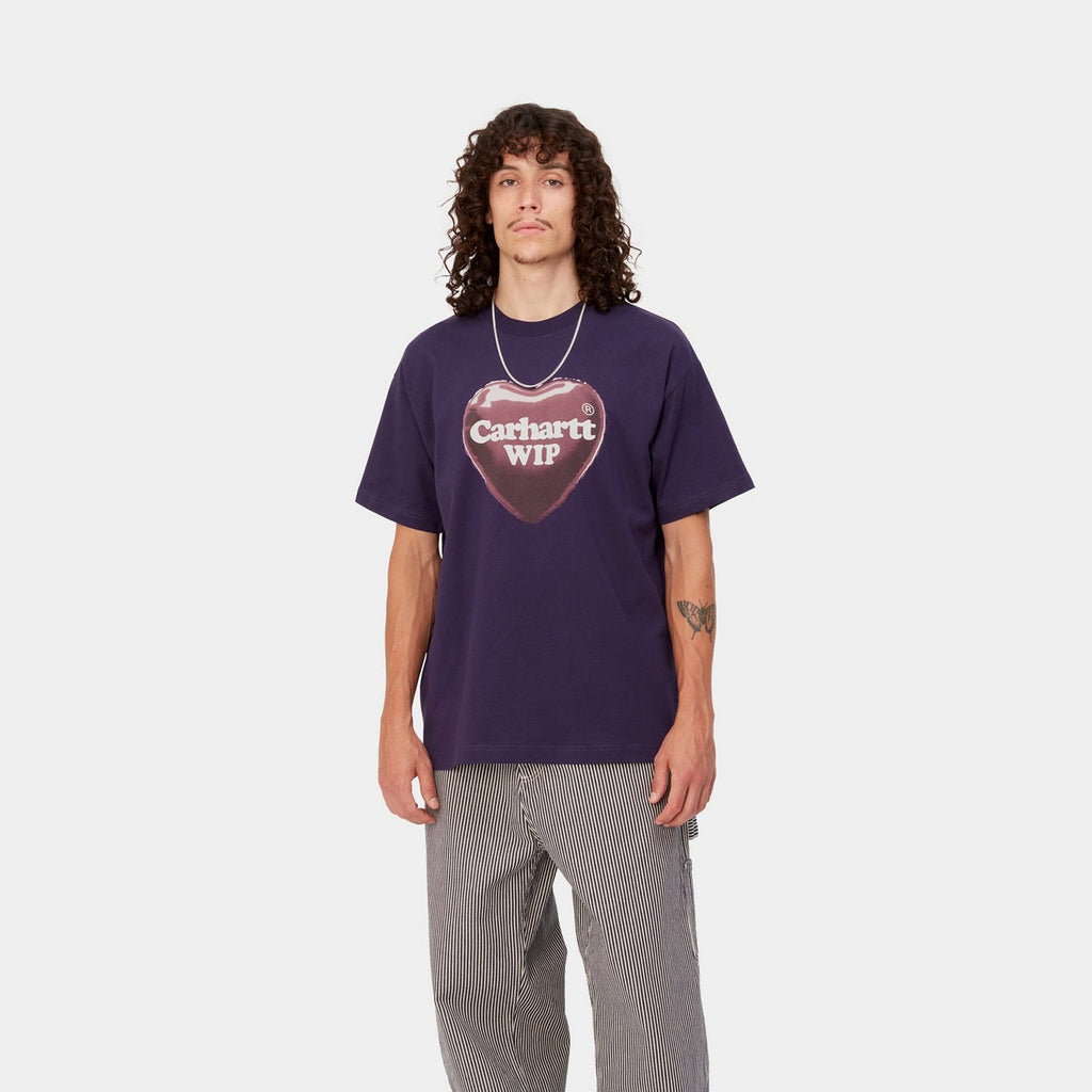 Carhartt WIP S/S Heart Balloon T-Shirt: Cassis_2