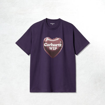 Carhartt WIP S/S Heart Balloon T-Shirt: Cassis