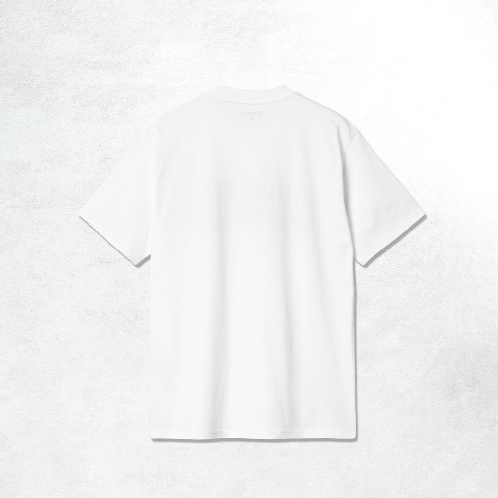 Carhartt WIP S/S Mountain College T-S: White_1