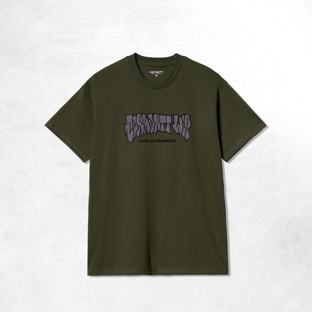 Carhartt WIP S/S Throw Up T-Shirt: Plant