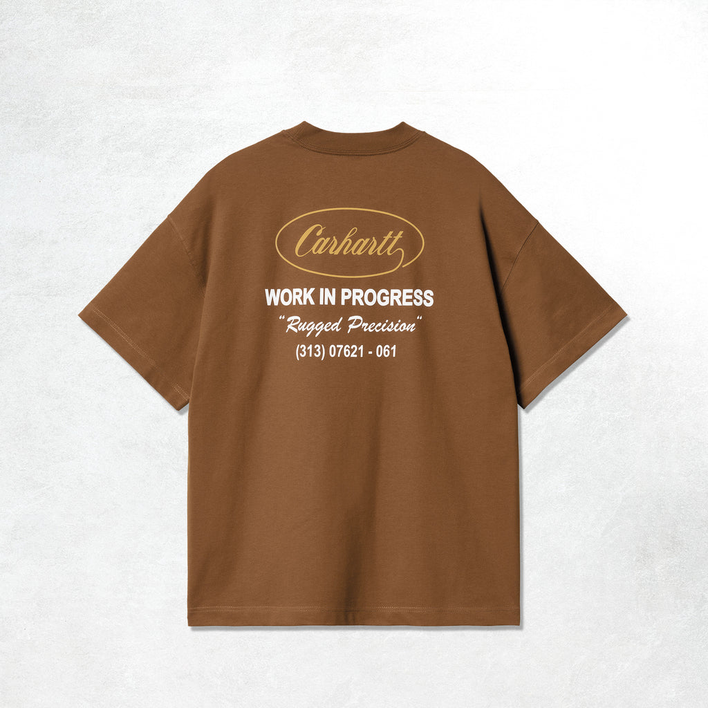 Carhartt WIP S/S Trophy T-Shirt: Deep H Brown_1