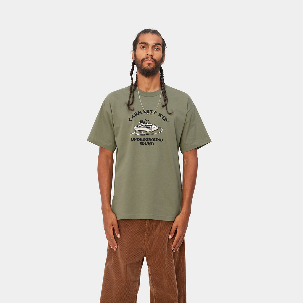 Carhartt WIP S/S Underground Sound T-Shirt: Dollar Green_2