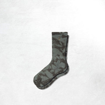 Carhartt WIP Vista Socks: Smoke Green/Cypress