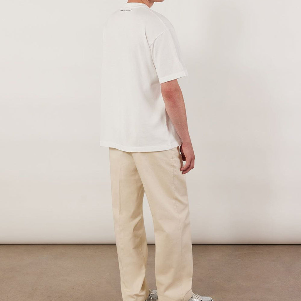 Citrus Oversized Auxiliary T Shirt | Embroidered Organic Cotton | White_2