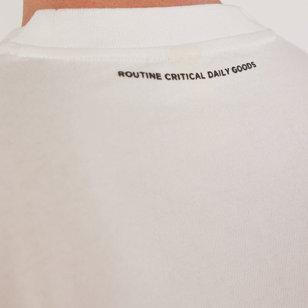 Citrus Oversized Auxiliary T Shirt | Embroidered Organic Cotton | White_4
