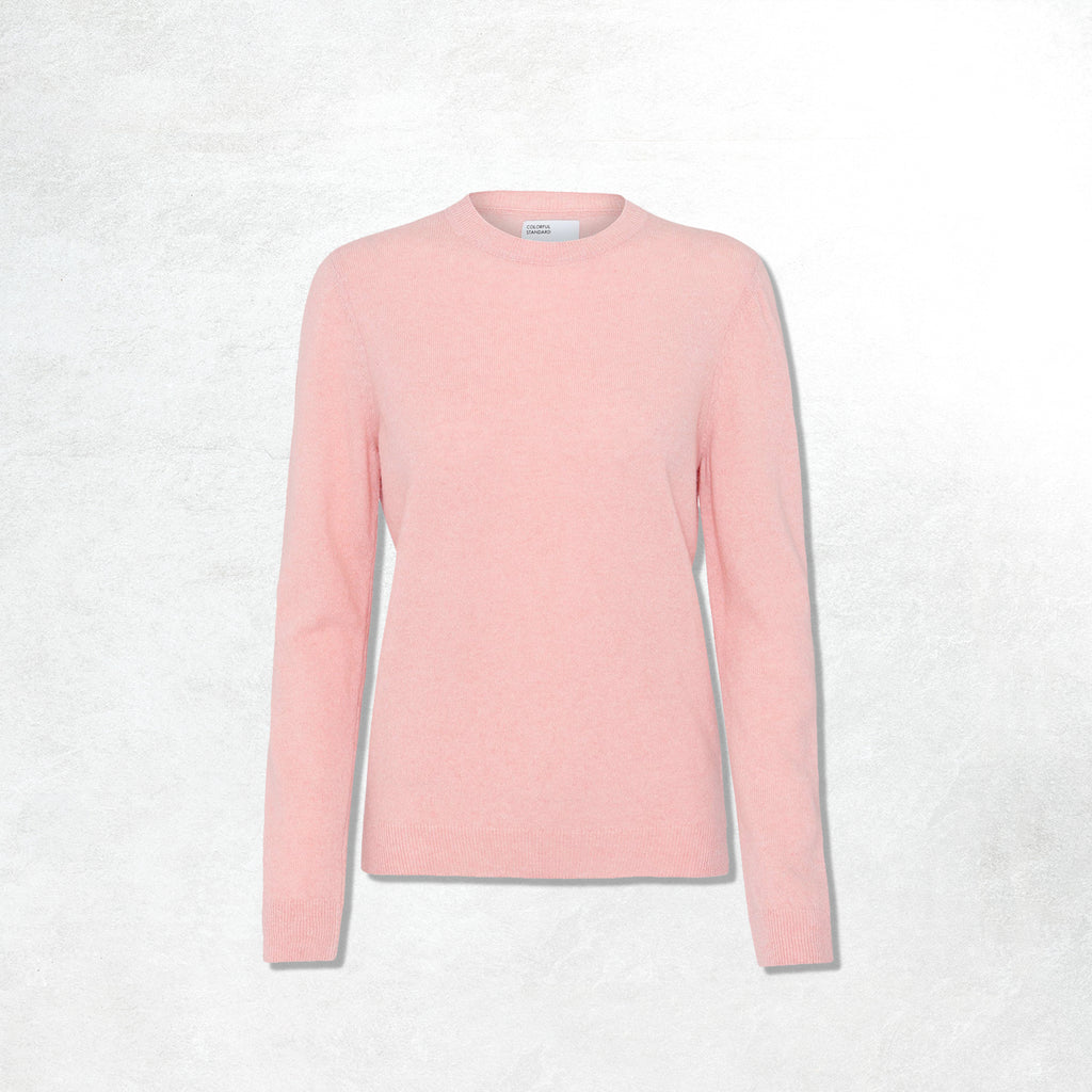 Colorful Standard Light Merino Wool Crew : Faded Pink_1