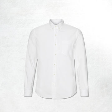 Colorful Standard Organic Button Down Shirt : Optical White