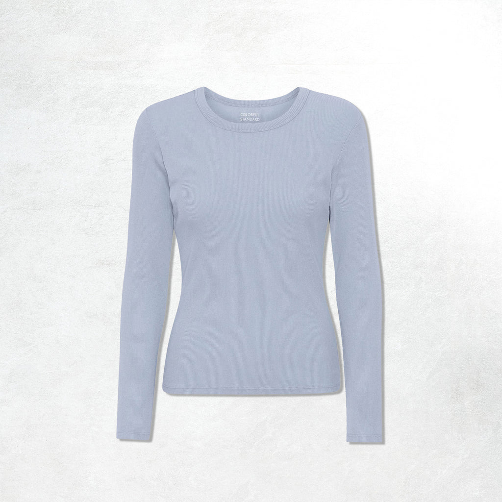 Colorful Standard Organic Rib LS T-Shirt : Powder Blue