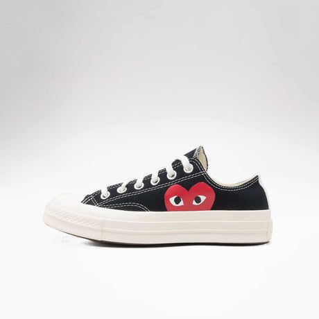 Comme des Garçons Play x Converse Womens Chuck Taylor: Black