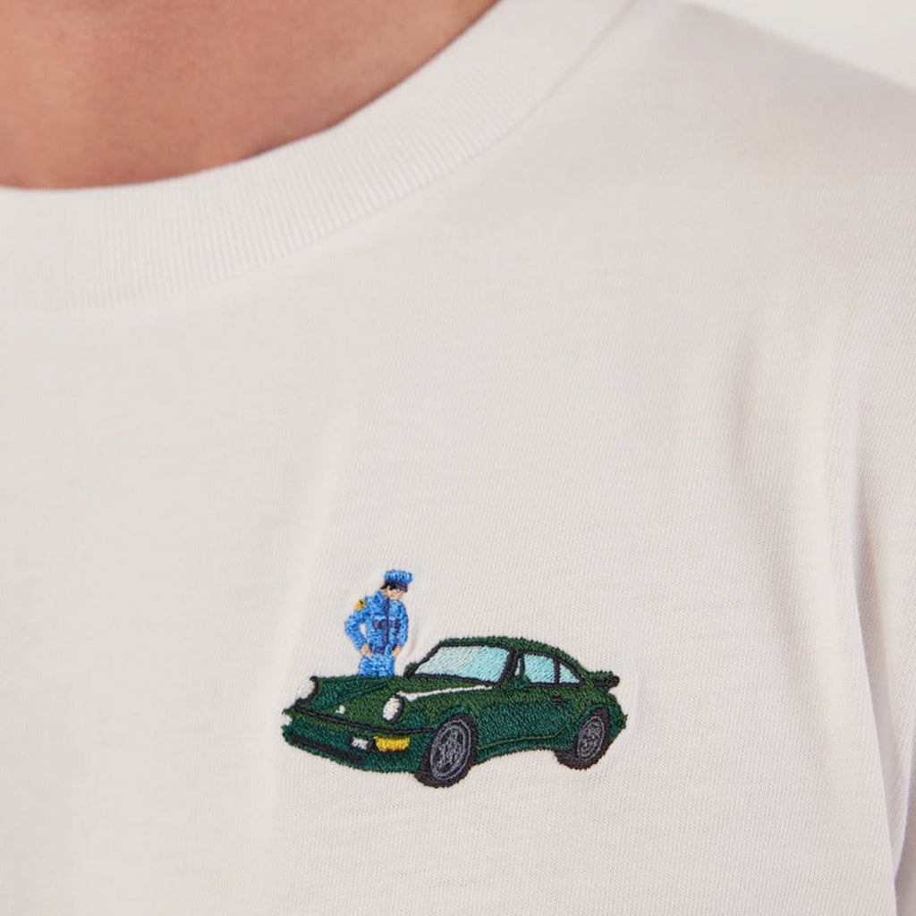Envy Auxiliary T Shirt | Embroidered Organic Cotton | White_2