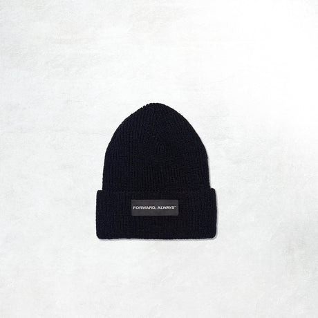 Forward, Always Wool Beanie: Black Out