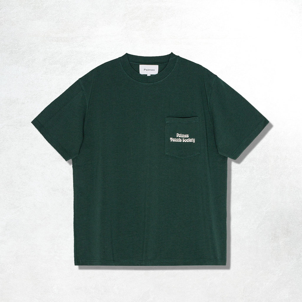 Palmes Fifth Pocket Tee: Dark Green