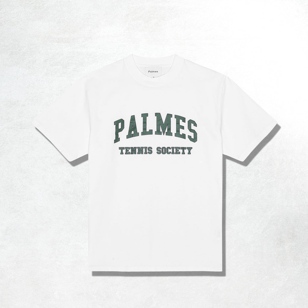 Palmes Ivan Tee: White/Green