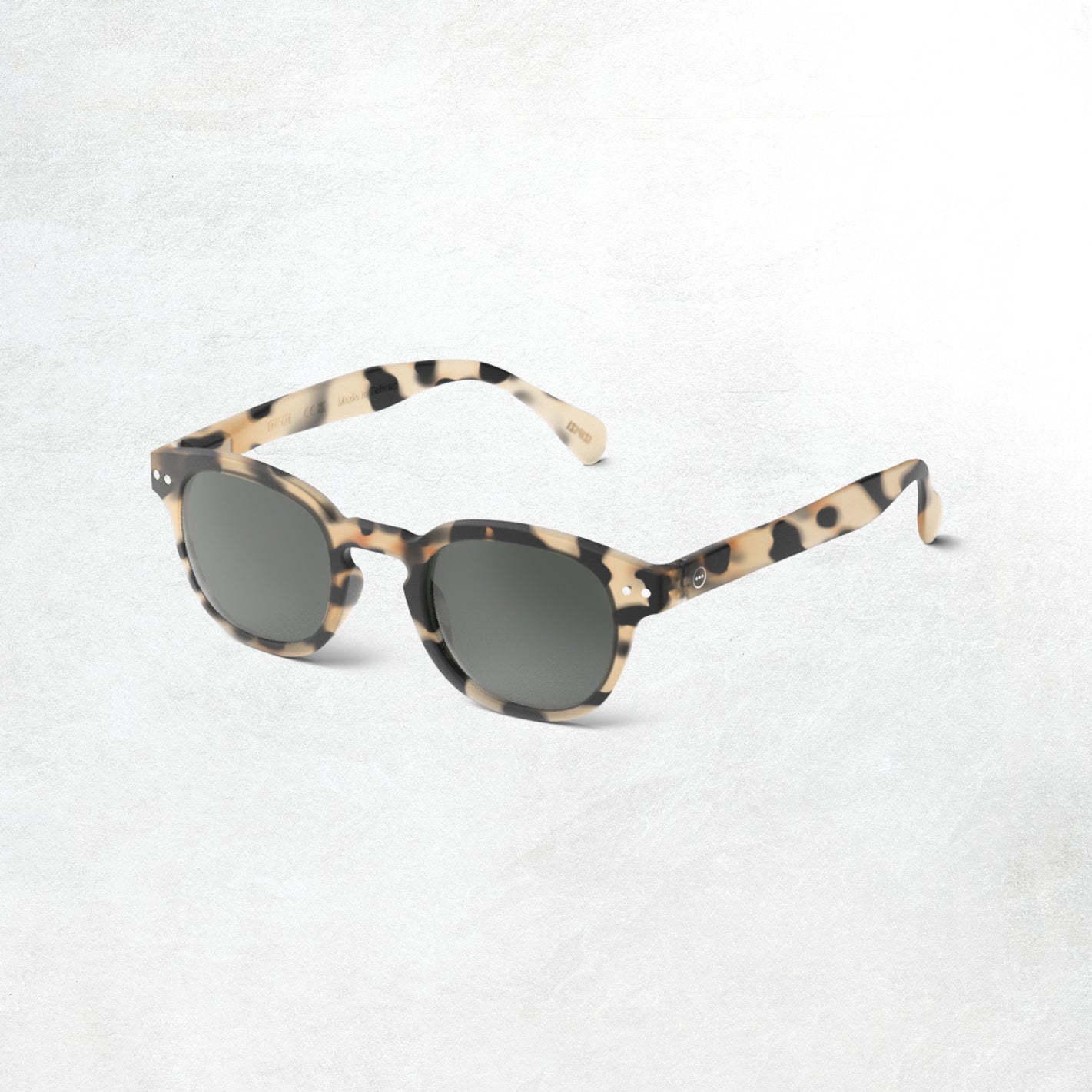 Izipizi Sun Glasses #C: Light Tortoise Grey Lenses (Side)