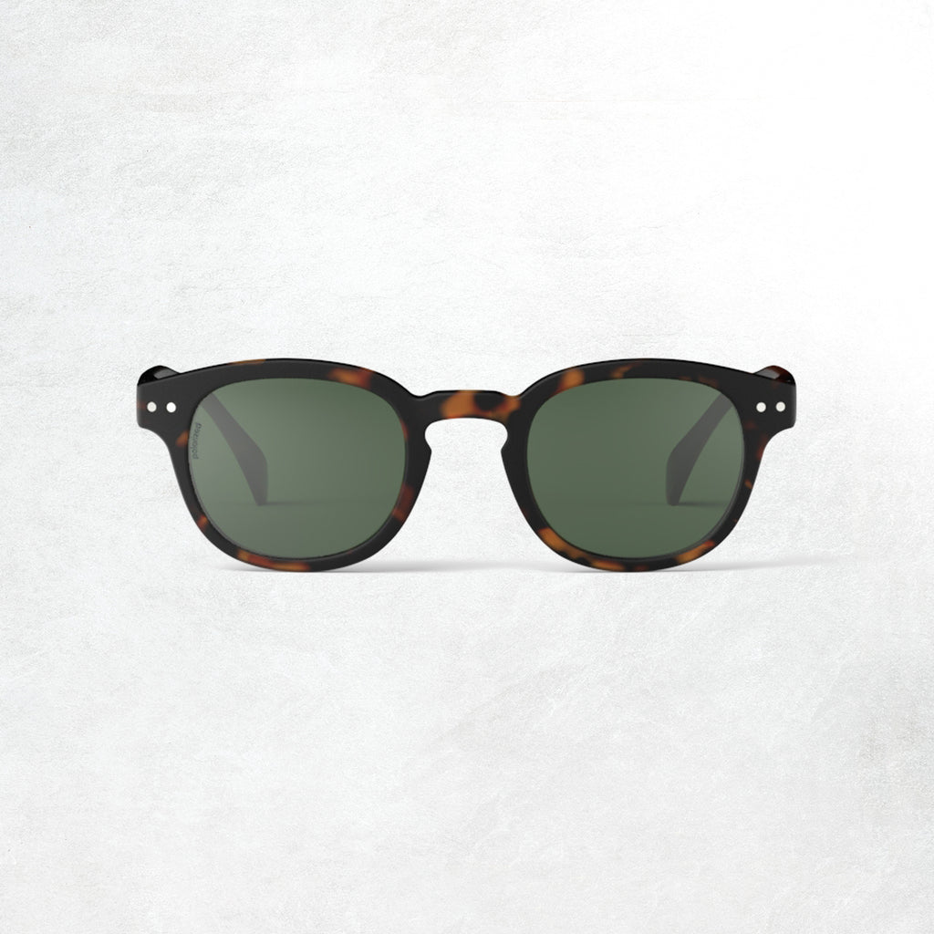 Izipizi Sun Glasses #C: Polarised Tortoise Green Lenses