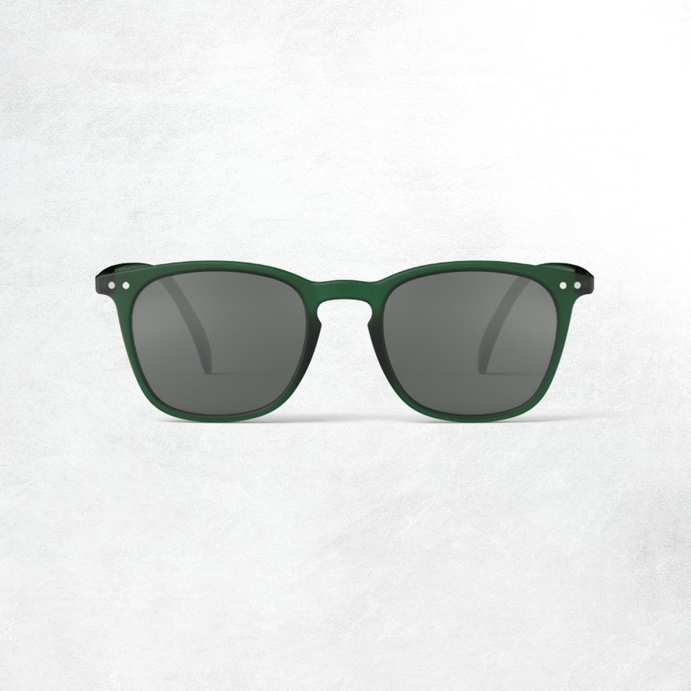Izipizi Sun Glasses #E: Green Crystal Grey Lenses