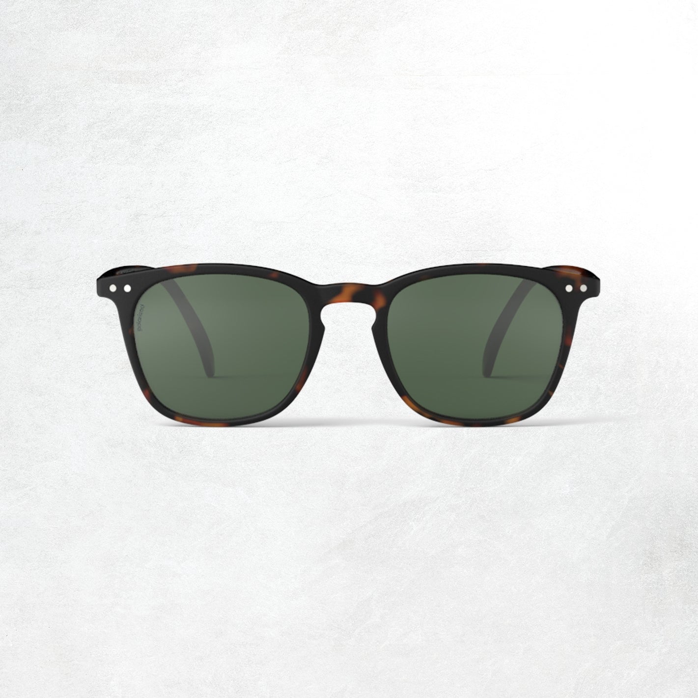 Izipizi Sun Glasses #E: Polarised Tortoise Green Lenses